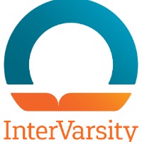 InterVarsity at GVSU logo with circle and book